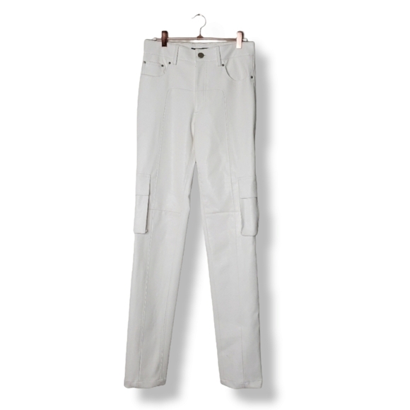 blindness Other - BLINDNESS SS19 White Skinny Cargo Pants Runway‎ Ready-to-Wear Size L